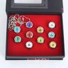 2023 Anime Naruto Rings 10pcs Akatsuki Cosplay Member's Full Set Sasori Itachi Hidan Deidara Costume Accessories
