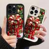 JT298 Веселая Рождественская Елка с Подарками для iPhone 17 16 15 14 13 Pro Max Samsung S26 S25 Ultra A17 A16 A07 A56 A15 A06 Xiaomi 15T Redmi 15c Мягкий Чехол