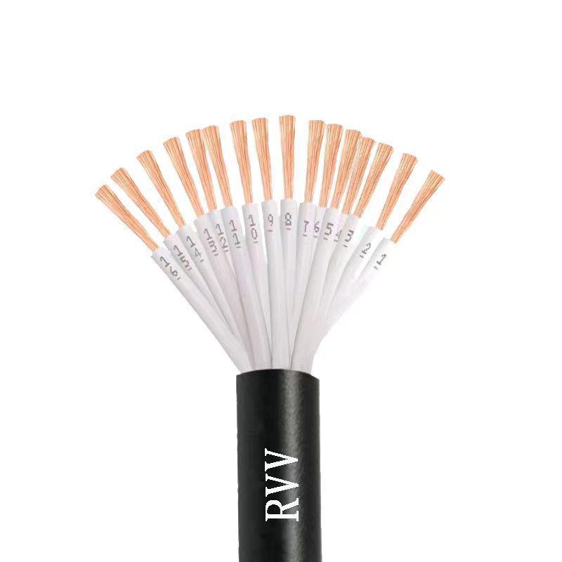 RVV Multicore Soft Sheathed Control Cable - 12 to 30 Cores
