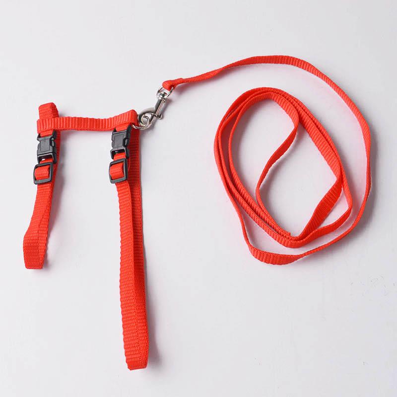 Регулируемый тяговый ремень для домашних животных, повод для кошек, поводок для маленьких собак и ошейник-поводок