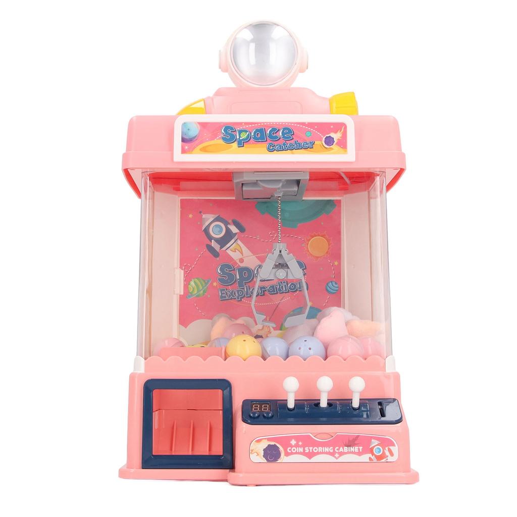 Мини-машина для игры в когти, портативная, звуковая, развивающая направление, баланс, аркадные игры, игрушка-граббер, розовый