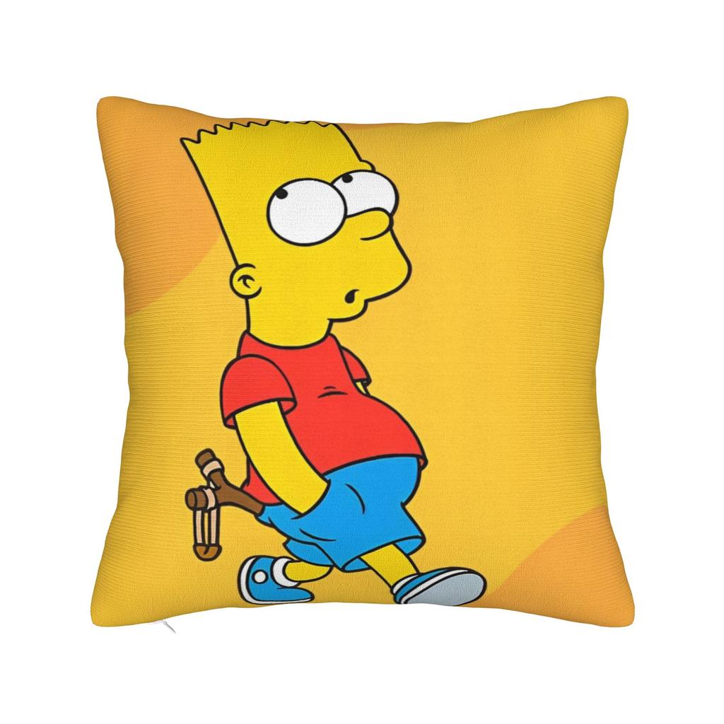 Декоративные наволочки S-Симпсоны Семья Аниме Аксессуары Автомобильная Подушка-плед Чехол Квадратный Стиль Разные Размеры