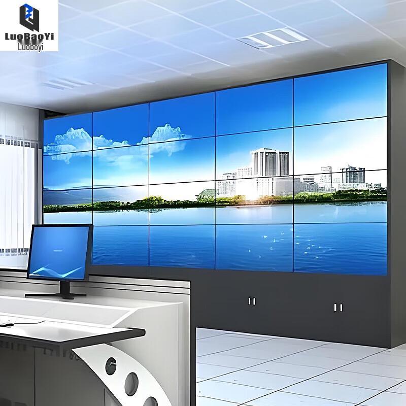 LUOBAOYI 4K 55-inch 3.5mm Bezel LCD Video Wall Display CN plug (adapter included)