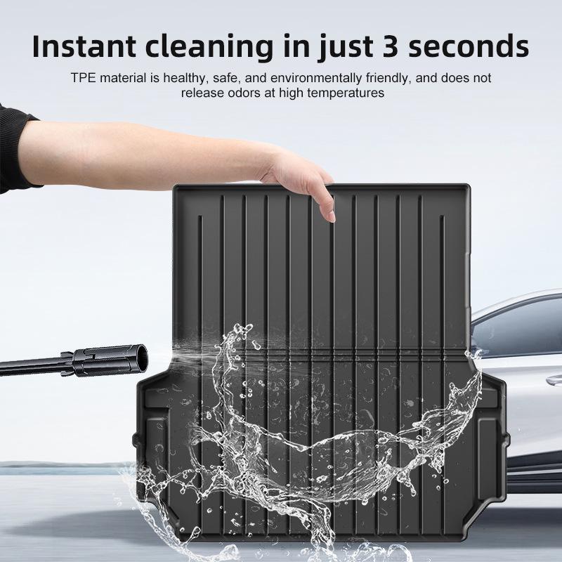 Ford Series Eco-Friendly TPE Trunk Mats: Ideal for Trunk, Rear Bed, and Backrest.