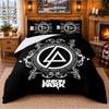 Linkin Park Pattern Bedding 3Pcs Set Bed Sheet And Pillowcases For Indoor Bedroom