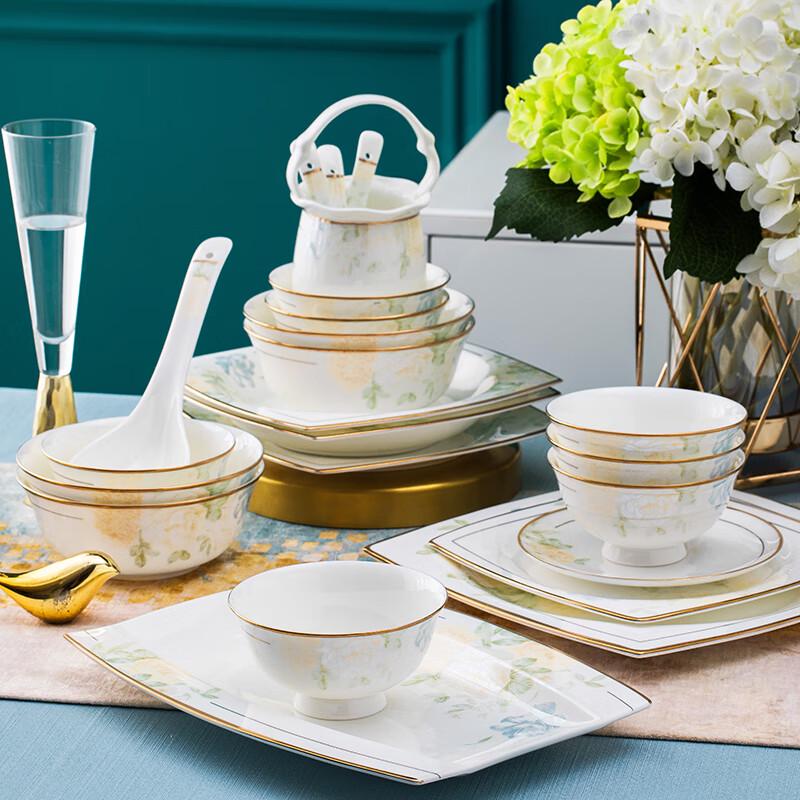 YiChen European Style Jingdezhen Ceramic Dining Bowls - Dreamy Floral