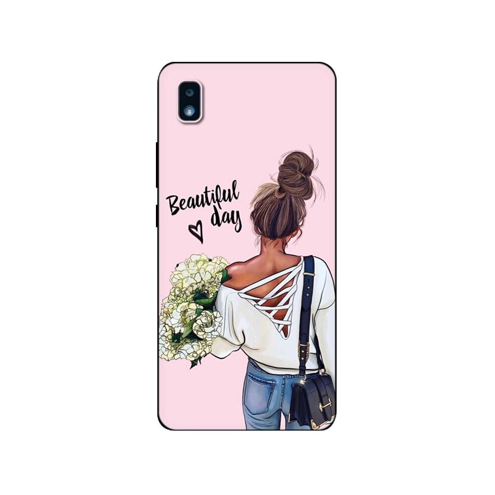 Для ZTE Blade 20 Смарт-чехол для телефона Задняя крышка для ZTE Blade L210 L8 Axon 11 SE 5G Чехол Черный ТПУ Чехол Розовый Аниме Космическая машина