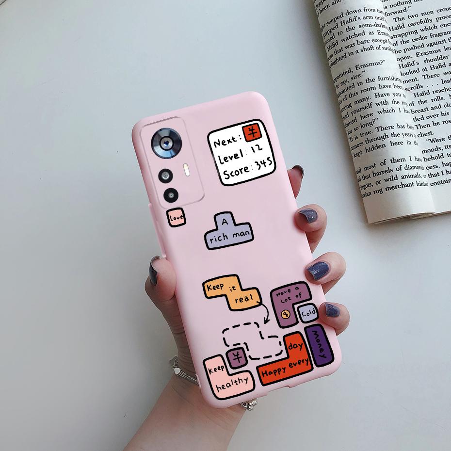 Чехол для Xiaomi 12T Мягкий силикон Милый кот Мультяшный Защитный чехол для Xiaomi 12T Pro 5G Чехлы для телефона Mi 12 T 12TPro 2022 Fundas