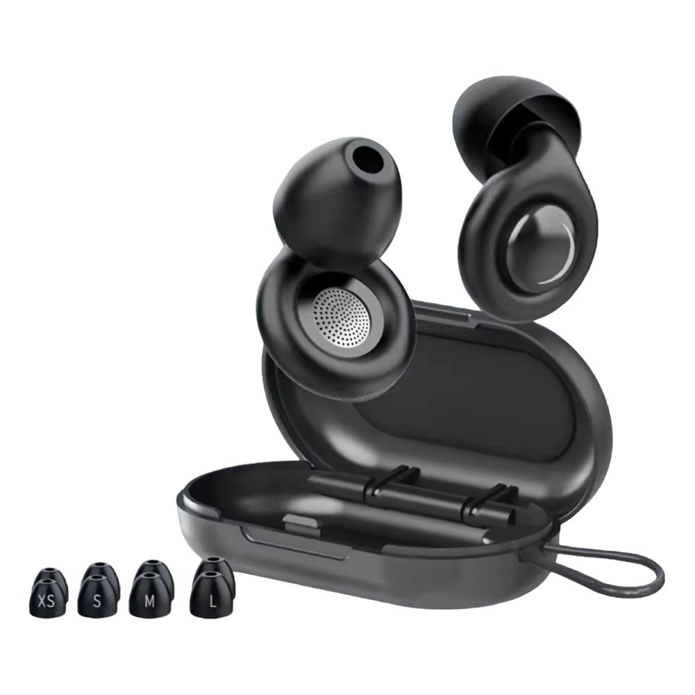 Многоразовые силиконовые беруши для сна с 10 насадками и футляром для переноски. Беруши для защиты от храпа. Шумоподавляющие беруши для сна.