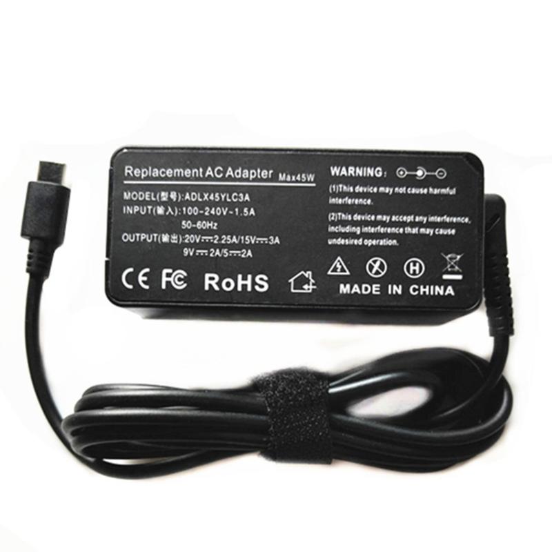 Зарядное устройство для ноутбука PD45W UsbC, адаптер питания для быстрой зарядки ноутбуков и телефонов с USBC
