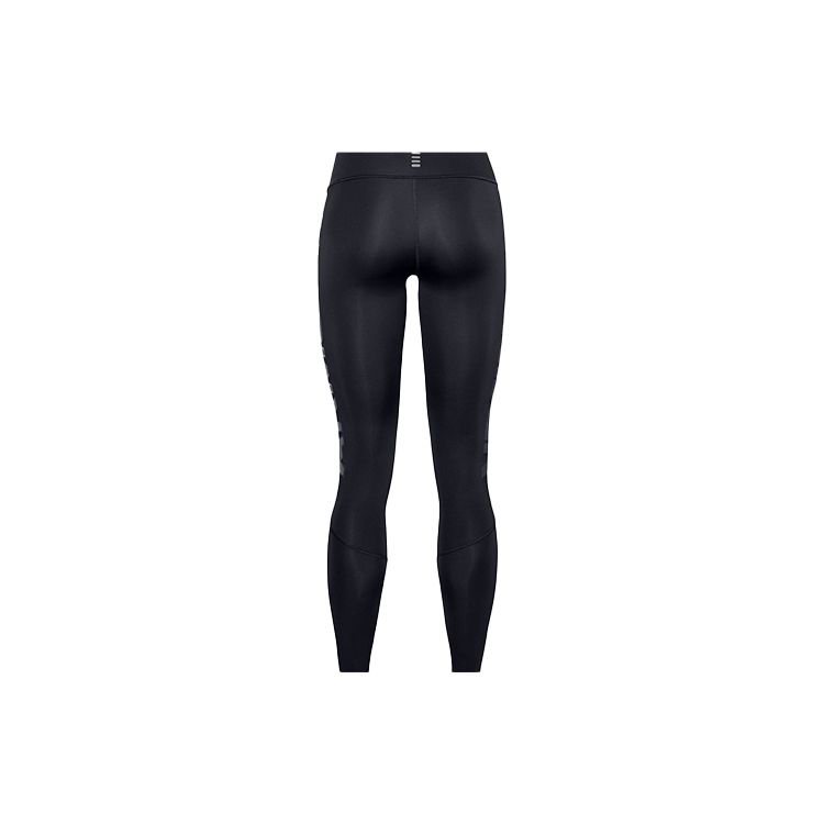 Under Armour Женские эластичные обтягивающие спортивные брюки Qualifier Ignight Coldgear с логотипом Side Letter, черные 1356212-001