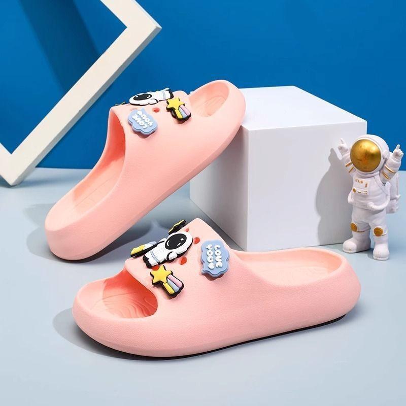 Очаровательные детские тапочки-мини-астронавты, удобные домашние шлепанцы из ЭВА для мальчиков