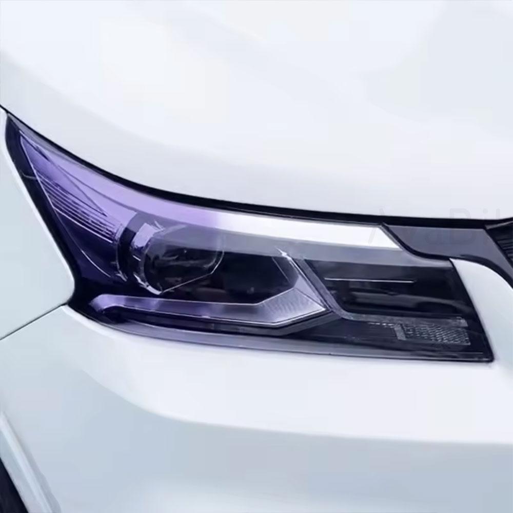 TPU PPF Умная Фотохромная Защитная Пленка для Фар Антицарапина Самовосстанавливающаяся Белый в Фиолетовый в Черный Меняющая Цвет Наклейка