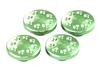 POSH Мотоциклетные товары Крышка болта M10 (4 шт) Лаймовый 000821-28
