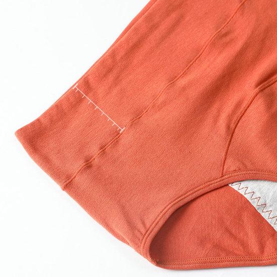 Women Menstrual Panties High Waist Anti-leak Soft Breathable Anti-septic Solid Color Elastic Moisture-wicking Lady Briefs Period Underpants