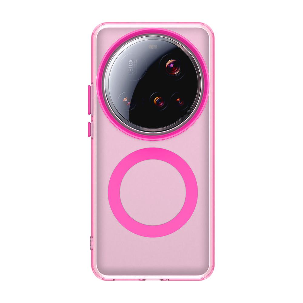 Чехол для Xiaomi 15 Ultra 5G Магнитная беспроводная зарядка Чехол для Magsafe для Mi 15 Ultra Конфетный противоударный бампер