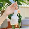 Plush Bag Plush Goose Keychain Pendant Yellow And White Colored Plush Bag Pendant