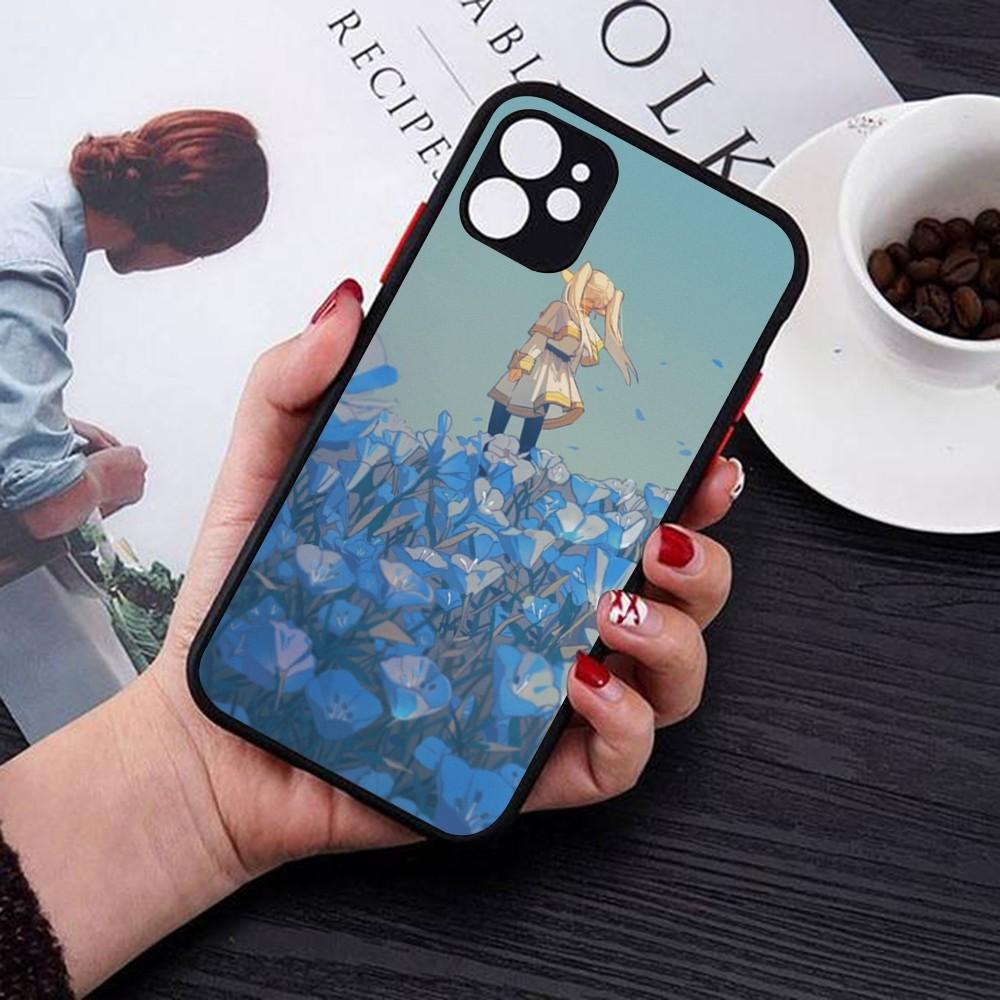 Горячий японский аниме-комикс Фрирен Чехол для телефона Для IPhone 14 11 12 13 Mini Pro Max 8 7 Plus X XR XS MAX Полупрозрачная матовая крышка