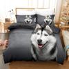 Animal Dog Husky Duvet Cover Adults Kids Home Textile Cute Bedclothes 2/3 Bedding Sets Double Bed King Full Size Decor Home