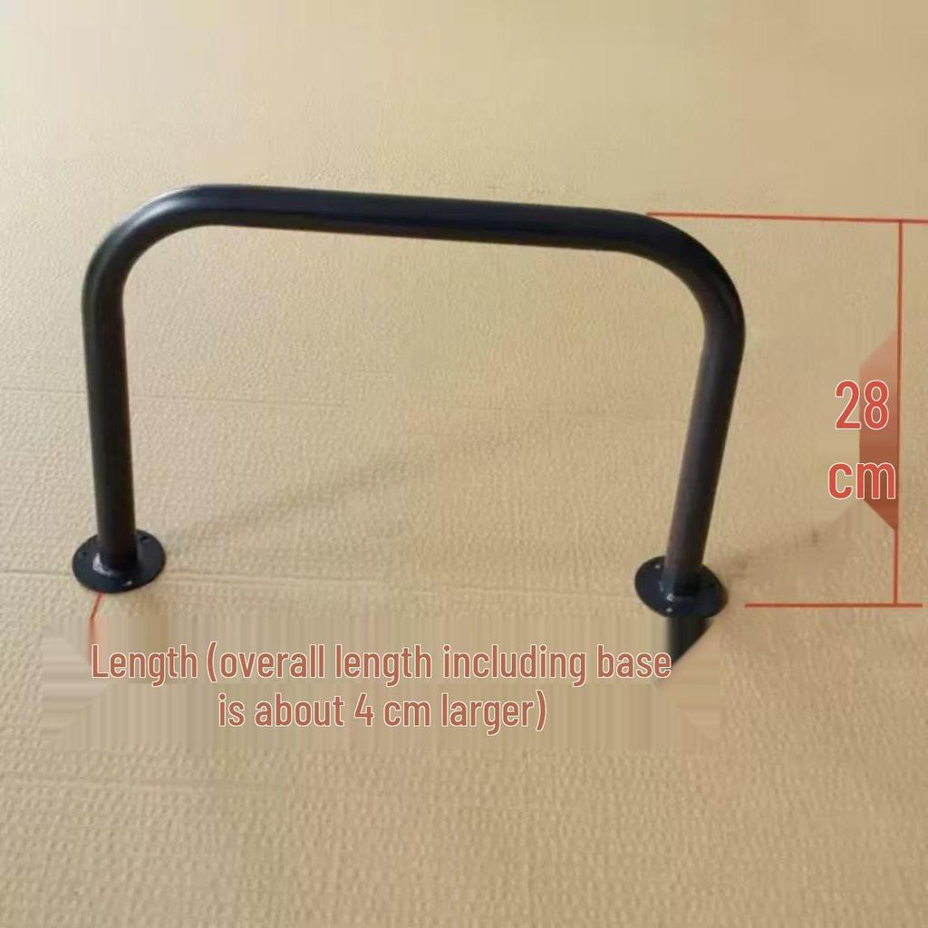 Gold Wall-Mounted Iron Display Stand & Clothes Hanging Rod