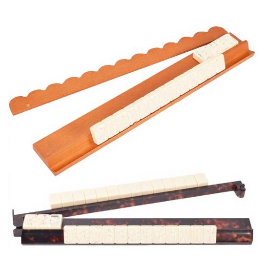 1 Набор подставки для маджонга с узором черепахового панциря со съемным магнитным толкателем, глянцевая отделка, акриловый держатель для плиток американского маджонга, толкающая линейка, маджонг