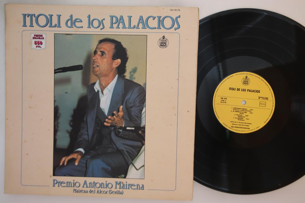 LP Пластинка ITOLI DE LOS PALACIOS - Премия Антонио Майрена 130274 HISPAVOX 1985 Испания Латинская Б/У