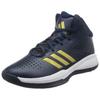 Adidas Cross Em 4 Fashion Нескользящие Прочные Баскетбольные Кроссовки Средней Высоты Мужские Кроссовки Синие B27704