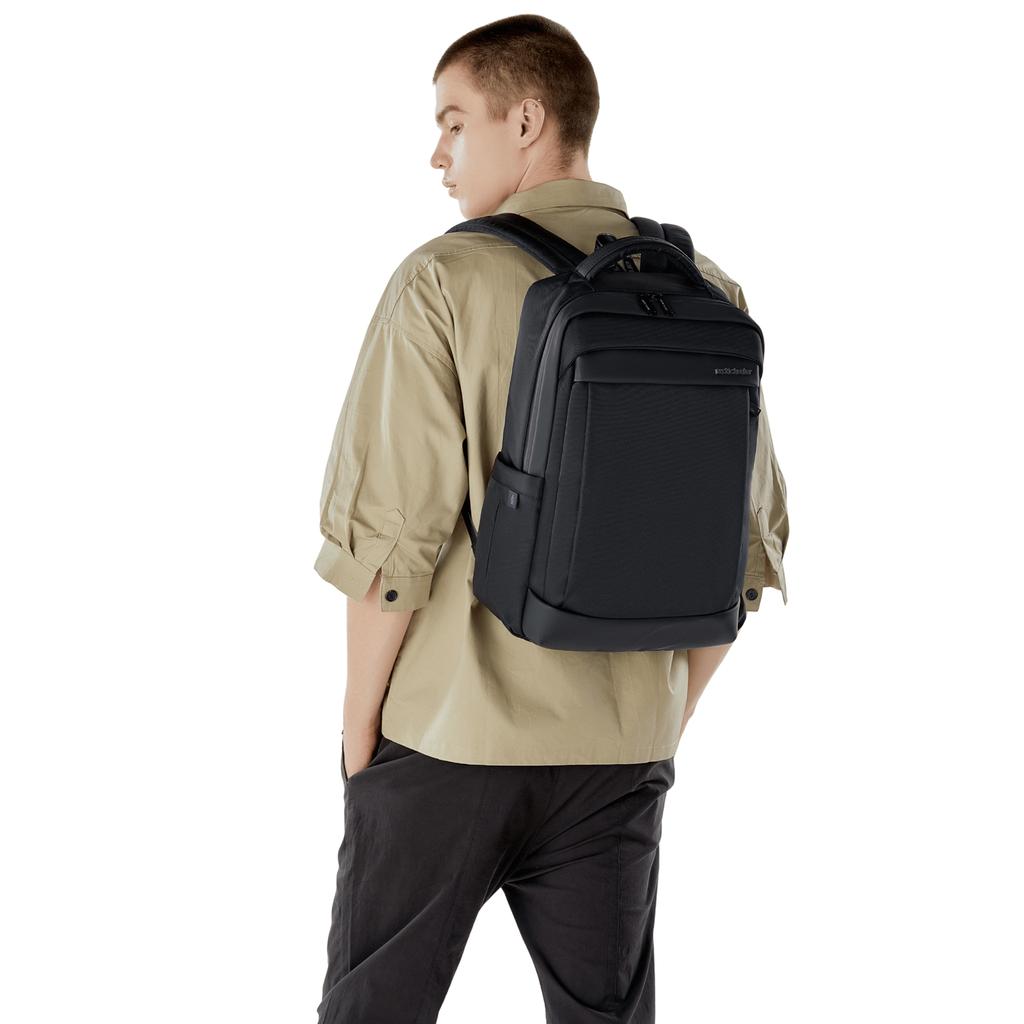 Arctic Hunter B00478 Black Men' Waterproof City Backpack for 15.6" Laptop for Work