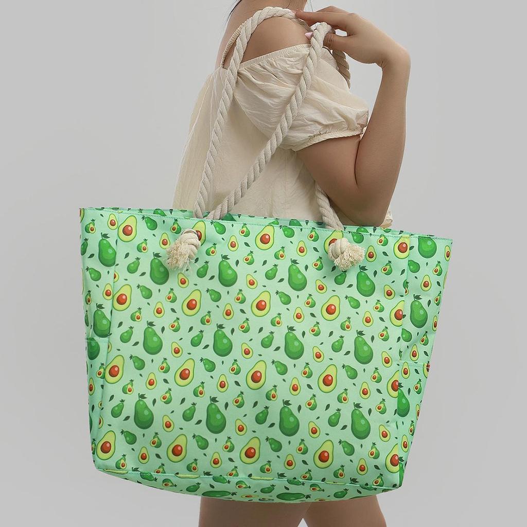 Большая летняя пляжная сумка-тоут – Повседневная сумка через плечо