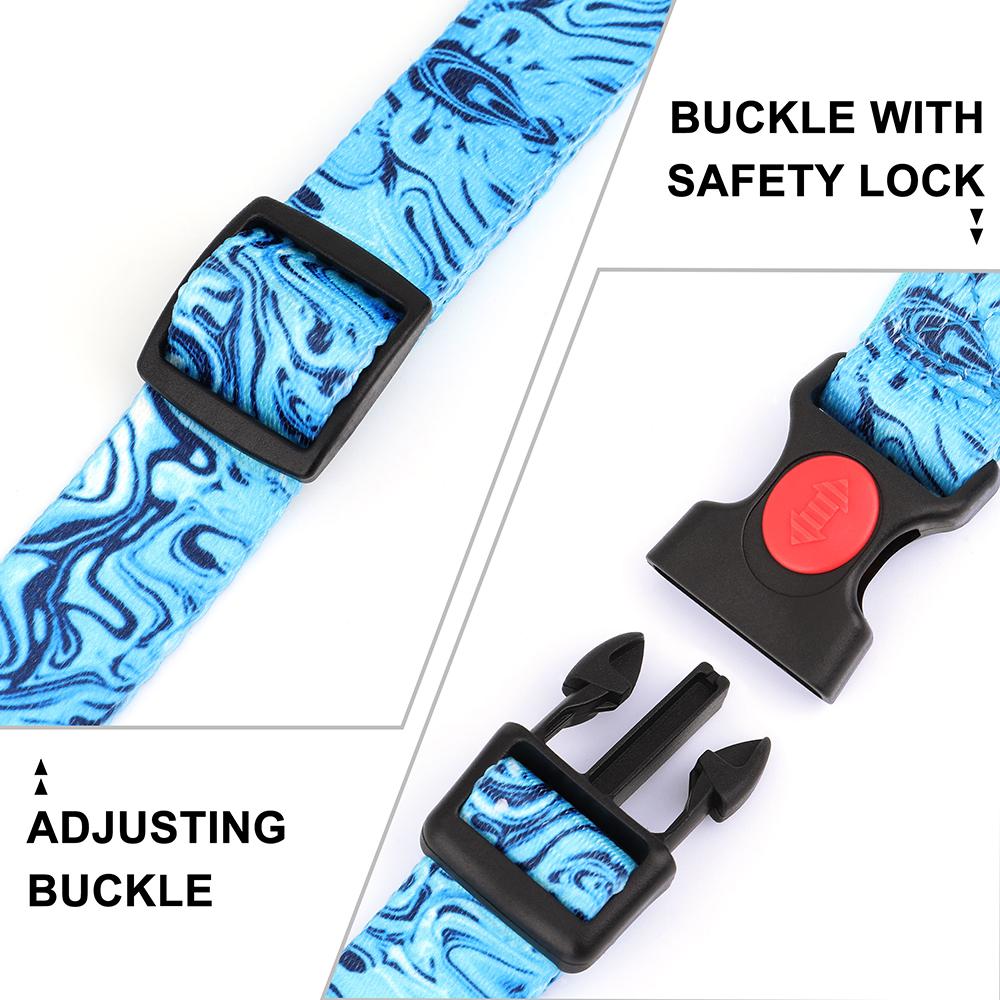 Нейлоновая шлейка для собак без натяжения, модная шлейка с принтом, жилет с ручкой для средних и больших собак, питбуля, лабрадора, бульдога