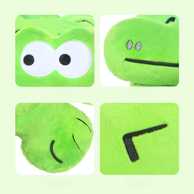 Подушка для куклы Pop Belly Crocodile для девочек, чтобы спать с плюшевыми игрушками, чтобы держать и спать с куклой с зажатыми ногами