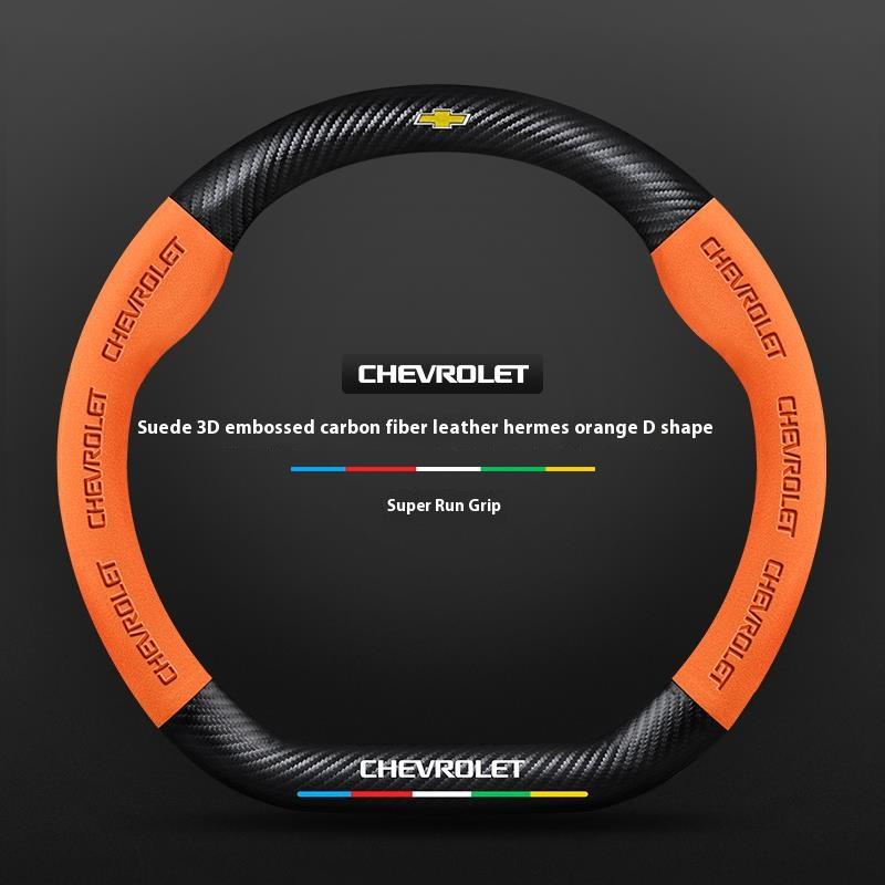 Suede Car Steering Wheel Cover for Chevrolet Cruze Groove Impala Matiz Beat Volt Corsa Optra Lacetti Malibu Xl Epica Accessories