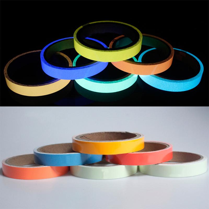 Emergency Sticker Warning Tape Night Vision PVC Popular Self Adhesive 1PC Luminous Tape Fluorescent Wall Sticker Glow In Dark High Quality