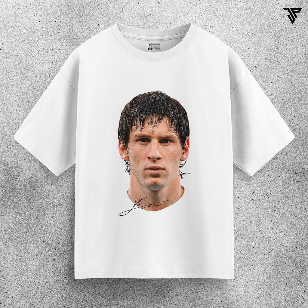 25ss New Big Face Print T-shirt Cristiano Ronaldo Football Superstar Short Sleeves Color Print Man Women Unisex Oversized Tees