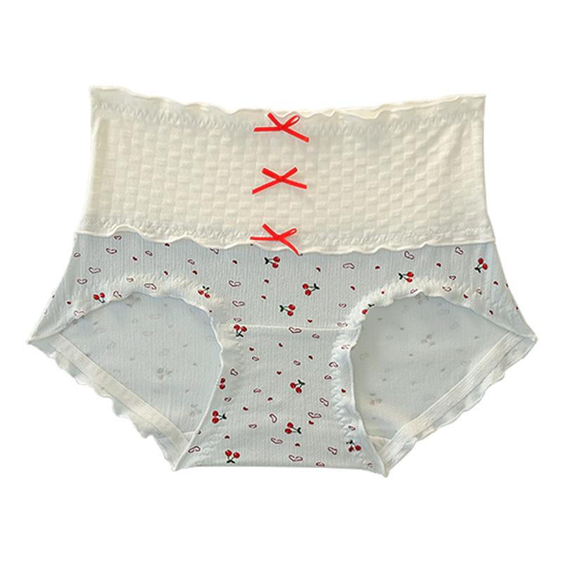 Леди Весна и Осень Прекрасный Ветер Вишня Высокий Отскок Дышащая Набедренная Сумка Бедро Высокая Талия Нижнее Белье