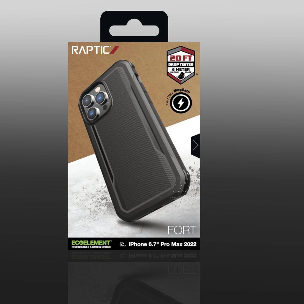 Raptic X-Doria Fort Case Iphone 14 Pro Max Case With Magsafe Armored Cover Black