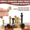 Металлический шахматный набор с деревянной доской и переносным кейсом – Классическая стратегическая игра для взрослых и детей