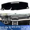 Накладка на приборную панель Защита от света Противоскользящий Противогрязевой Коврик Накладка Солнцезащитный коврик Защита для BYD ATTO 2 Yuan Up2024-2025 LHD RHD