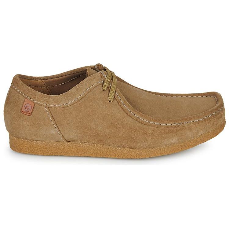 Clarks Замшевые круглые универсальные повседневные туфли Мужские кроссовки Бежевые 26159434