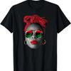 Juneteenth Women Black History Outfit Dope Proud Afro T-Shirt