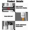 220V IPX4 Instant Electric Faucet Tap Hot Water Heater LED Display Bathroom Kitchen Under Inflow/Lateral Inflow 3000W