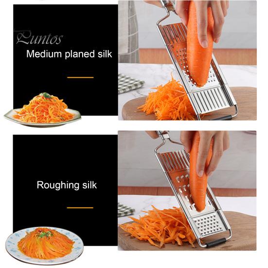 Vegetable Slicer Stainless Steel Food Slicer Removable Blade Kitchen Slicer Vegetable Cutter for Salads Cheese Fruit