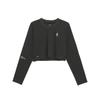 Футболка с длинным рукавом On X Crop Collaborati Active Женские топы Черный 1WE30440553