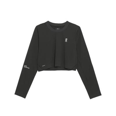 Футболка с длинным рукавом On X Crop Collaborati Active Женские топы Черный 1WE30440553