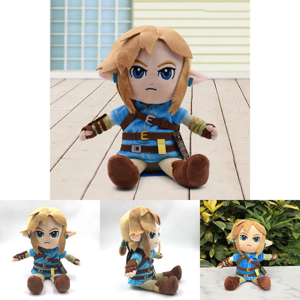 Soft And Huggable Link Plush Doll From The Legend Of Zelda Breath Of The Wild 25cm