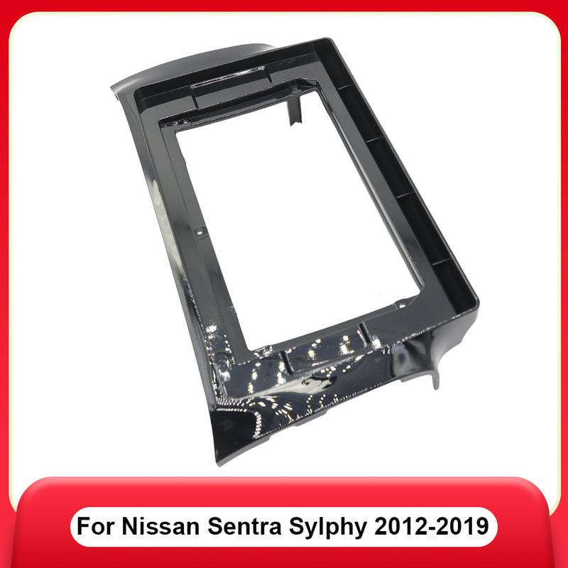 9Inch Car Radio Fascias for Nissan Sentra Sylphy 2012-2019 Android Stereo Frame 2 Din Head Unit Panel Dash Trim with Cable