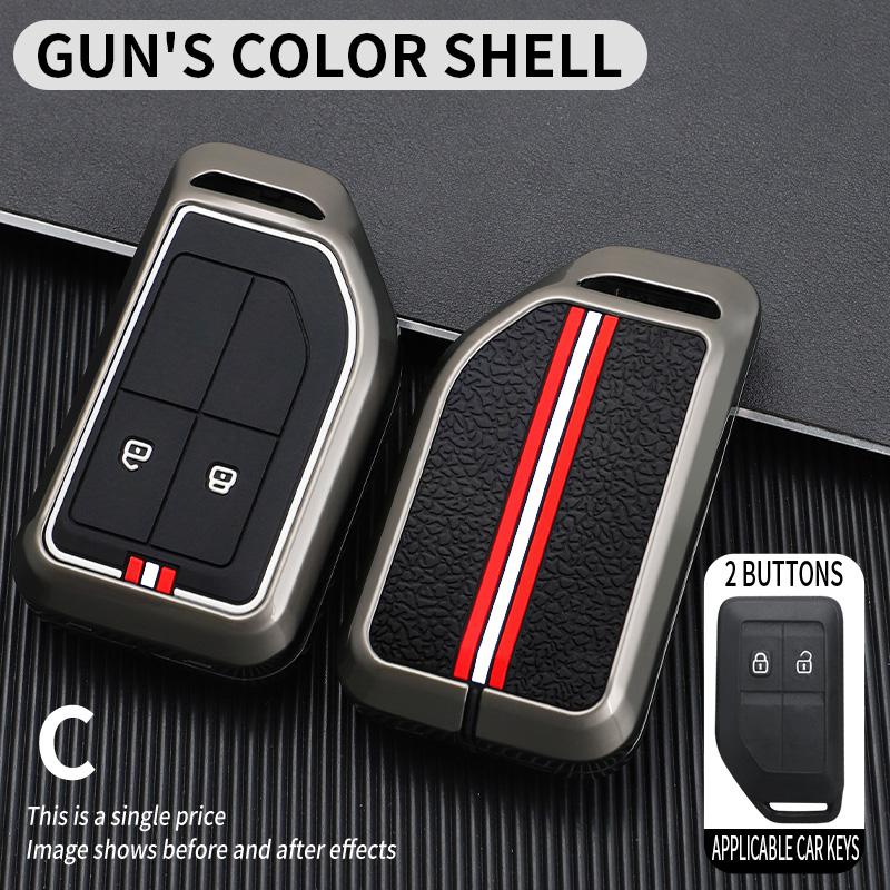 2/4 Buttons Zinc Alloy Car Remote Key Case Shell Fob for Volvo Fh16 Rc FM EVRO 6 Fh Truck Semi Car Styling Keychain Accesories