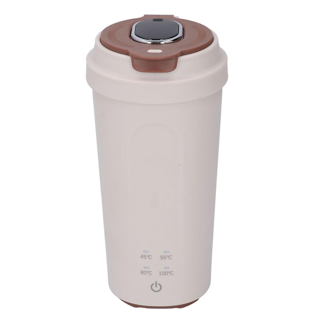 Portable Electric Kettle Stainless Steel 500ml 300W Rechargeable 5000mAh Quick Boiling Travel Mini