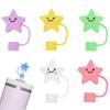 Silicone Drinking Dust Cap Reusable Straw Tips Cover New Silicone Straw Plug Bottle