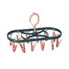 Foldable Multi-Function Clothes Drying Rack with Windproof Clips